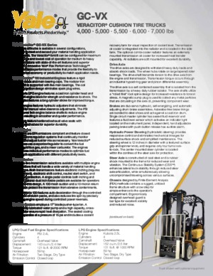 LPG viljuškari Yale GC060VX