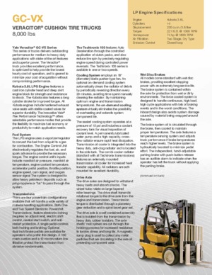 LPG viljuškari Yale GC080VX