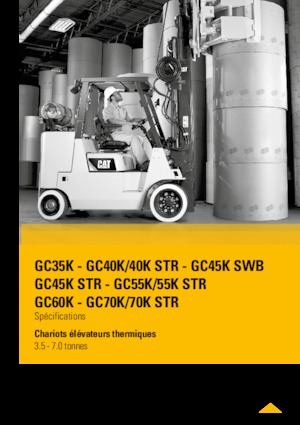 LPG viljuškari Caterpillar GC55K STR