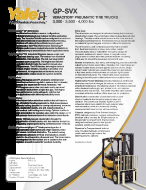 LPG viljuškari Yale GP035VX