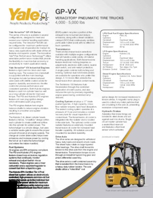 LPG viljuškari Yale GP040VX