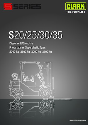 LPG viljuškari Clark S30 L