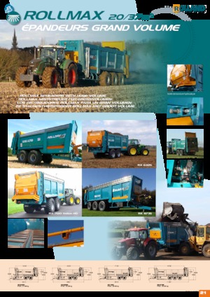 Rasipači stajskog gnoja Rolland RX 6325