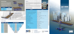 Radne kranske podizne platforme Mastclimber Solutions AC-13000