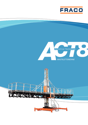 Radne kranske podizne platforme Fraco ACT-8