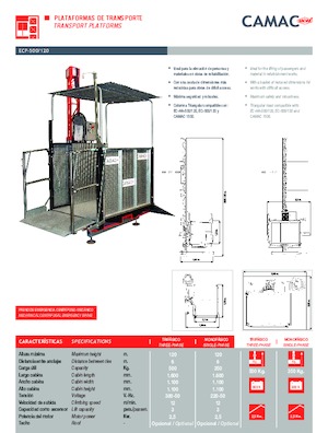 Industrijske dizalice CAMAC ECP 500/120