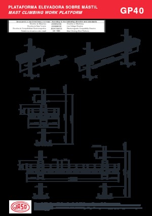 Radne kranske podizne platforme Jaso GPI40
