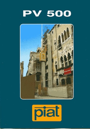 Industrijske dizalice Piat PV 500