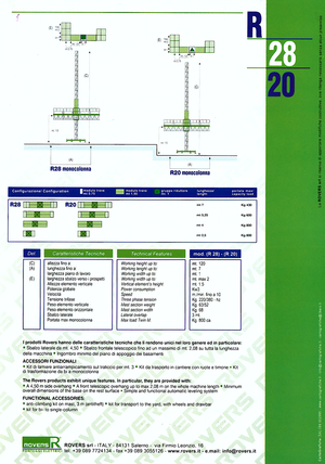 Radne kranske podizne platforme Rovers R 28 TS