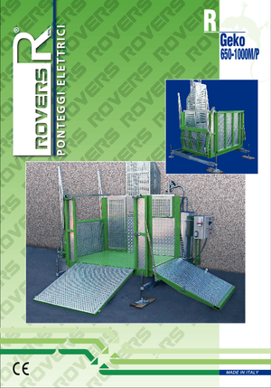 Radne kranske podizne platforme Rovers R Geko 650 M/P
