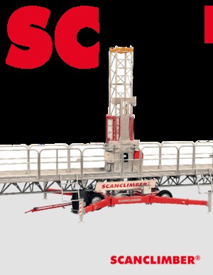 Radne kranske podizne platforme Scanclimber Centum SC10000