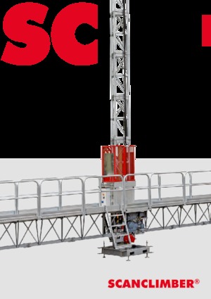 Radne kranske podizne platforme Scanclimber Luna SC3500L