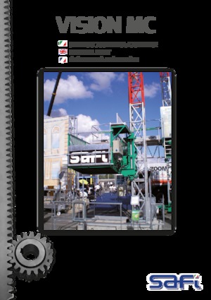 Industrijske dizalice Safi VISION MC/PC 