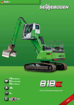 Rukovanje materijalom Sennebogen 818R E 