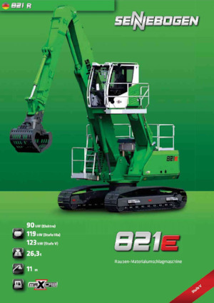 Rukovanje materijalom Sennebogen 821R E 