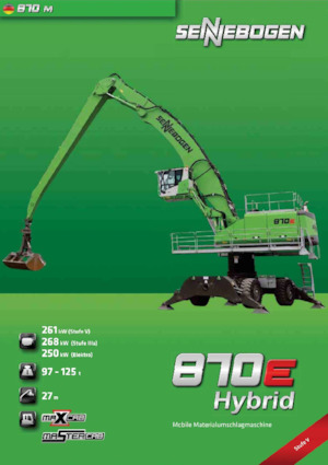 Rukovanje materijalom Sennebogen 870M E Hybrid 
