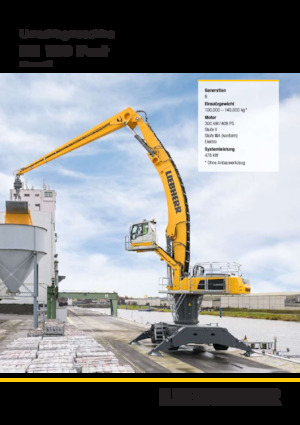 Rukovanje materijalom Liebherr LH 110 C High Rise Port Litronic