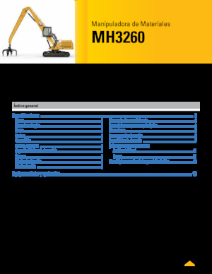 Rukovanje materijalom Caterpillar MH3260