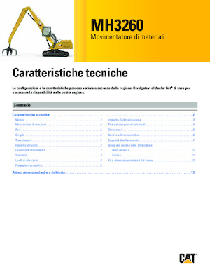 Rukovanje materijalom Caterpillar MH3260