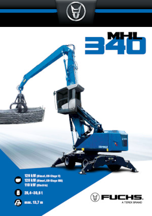 Rukovanje materijalom Terex-Fuchs MHL340 F