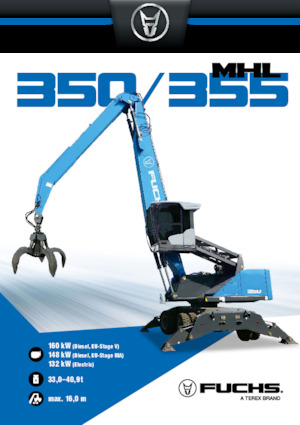 Rukovanje materijalom Terex-Fuchs MHL350 F