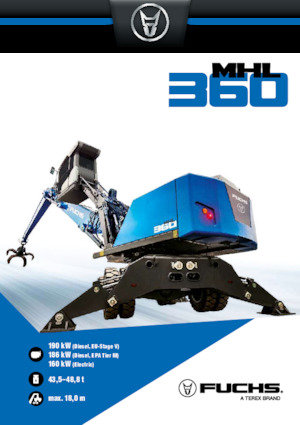 Rukovanje materijalom Terex-Fuchs MHL360 F