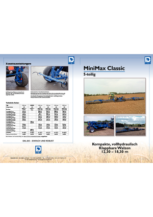 Livadski i poljski valjci DAL-BO MiniMax Classic 14.3