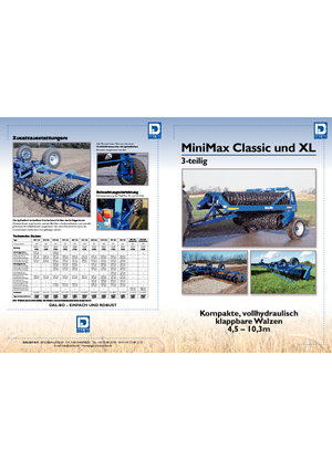 Livadski i poljski valjci DAL-BO MiniMax Classic 12.3 XL