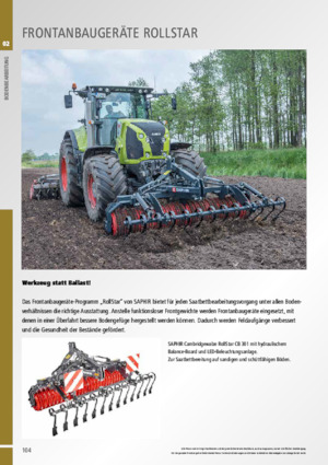 Livadski i poljski valjci Saphir RollStar TR 300