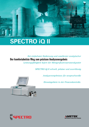 Metalni analizatori Spectro SPECTRO IQ