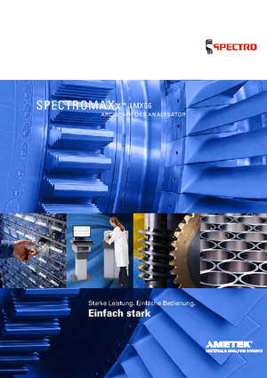 Metalni analizatori Spectro SPECTROMAXx