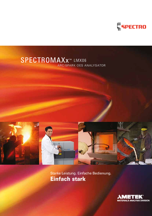 Metalni analizatori Spectro SPECTROMAXx