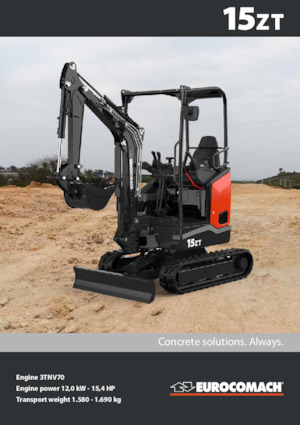 Mini bageri Eurocomach 15 ZT