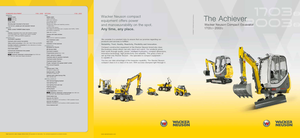 Mini bageri Wacker Neuson 1703