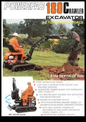 Mini bageri Powerfab 180 C*