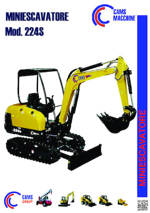 Mini bageri Cams 224S