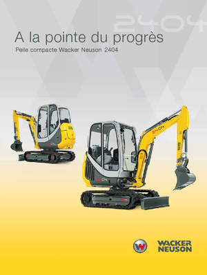 Mini bageri Wacker Neuson 2404