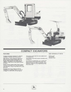 Mini bageri John Deere Construction 25