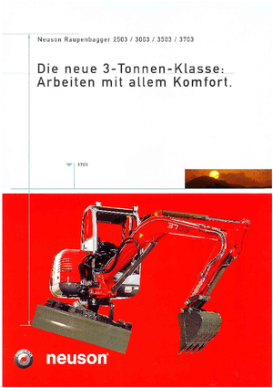 Mini bageri Neuson 2503