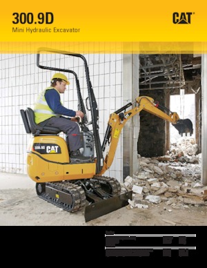 Mini bageri Caterpillar 300.9D