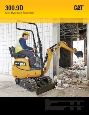 Mini bageri Caterpillar 300.9D