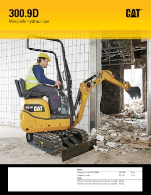 Mini bageri Caterpillar 300.9D