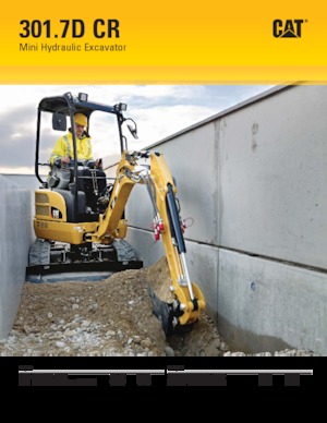Mini bageri Caterpillar 301.7D CR