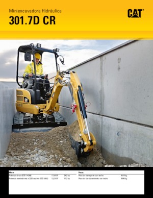 Mini bageri Caterpillar 301.7D CR