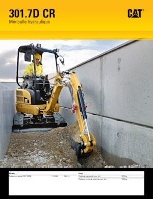 Mini bageri Caterpillar 301.7D CR