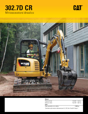 Mini bageri Caterpillar 302.7D CR