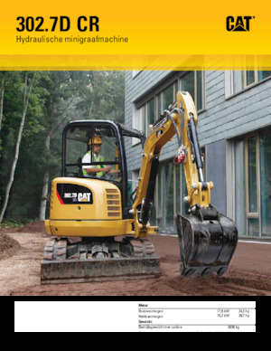 Mini bageri Caterpillar 302.7D CR