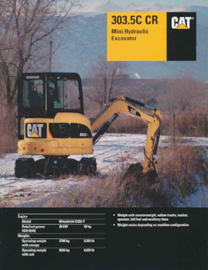 Mini bageri Caterpillar 303.5C