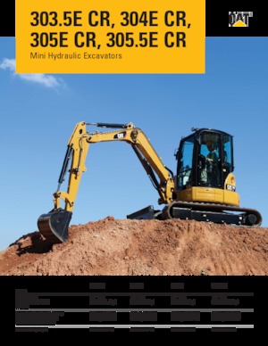 Mini bageri Caterpillar 303.5E CR