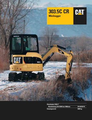 Mini bageri Caterpillar 303C CR
